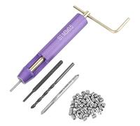50Pcs Thread Repair Kit, M3 X 2Dcoiled Wire Helical Screw Stainless Steel Thread Insert Combination Tool Set for Restoring Damaged Wires In Steel