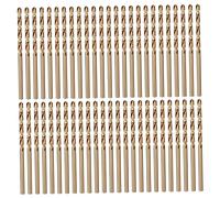 50pcs Twist Drill Bits, 1/8 pouces Highness Spiral Spie Saw Tip Bit Bit Guide pour le bois, Loes sèches