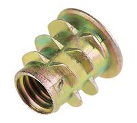 50Pcs Type D'écrou Fileté Hex Tête D'entraînement M5 * 10mm En Alliage De Zinc Fil De Mobilier Hex Socket Vis À Vis Pour Le Bois Insert Assortment Kit