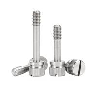 50pcs Vis imperdables moletées à fente Φ2 Φ2.5 Φ3 mm en acier inoxydable A2,Boulons captifs de culasse (M3x30)