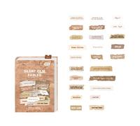 50pieces Autocollant De Lettre D'anglais Idéal Pour Le Scrapbooking Et Les Journaux Intimes Embellissement Décoratif Collages Papier Conception Unique