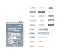 50pieces Autocollant De Lettre D'anglais Super Pour Le Scrapbooking Et Les Journaux Intimes Embellissement Decorative Paper De Conception Unique Papier D'art