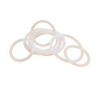 50Pièces joints toriques en caoutchouc blanc, 11mm diamètre extérieur 6.2mm diamètre intérieur 2.4mm largeur