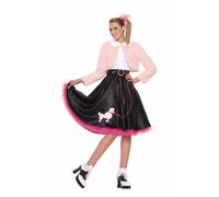 50's Chéri de Luxe Caniche Jupe Ensemble Costume Adulte Standard