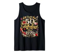 50th Birthday Queen Chapter 50 Fabulous Since 1976 Women Débardeur
