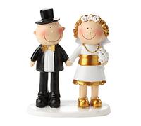 '50th Golden Wedding Anniversary Pair 50Ã‚ Year Anniversary Golden Wedding Cake Figures/Table Decoration by Hochzeit Dekoration
