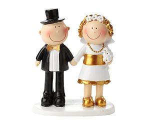 '50th Golden Wedding Anniversary Pair 50Ã‚ Year Anniversary Golden Wedding Cake Figures/Table Decoration by Hochzeit Dekoration