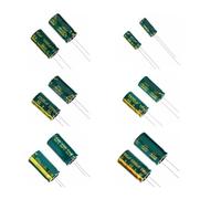 50V DIP High Frequency Aluminum Electrolytic Capacitor 22uF 33uF 47uF 56uF 68uF 82uF 100uF 120uF 150uF 220uF 330uF 470uF 560uF MQXFCZUX(50V 6800uF 2PCS)