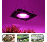 50W 72Leds Lampe de plante Led plein spectre Lampe de croissance, Lampes de croissance pour plantes Avec ventilateur intégré silencieux Fleurir les plantes Cultiver la lumière des plantes