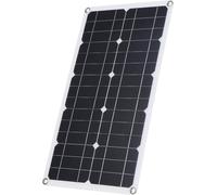 50W D C 9V/18V Panneau solaire flexible avec 50A L-ED Display Controller Kit avec USB/ Type C Interface & Car C-harger 10/20/30/40/50A Solar C-harge Controller IP65 Water Resistance for Home Car Boat