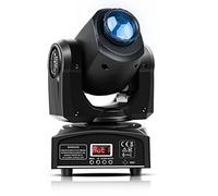 50W Lyre LED Lumières de scène à tête mobile, RGBW Beam Pattern dmx512 DJ Lumières de soirée 8 Patterns 8 Couleurs Activées par la Voix Pour Disco KTV Party Festivals