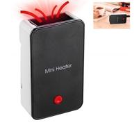 50w Mini Appareil De Chauffage Electrique Portatif De Bureau Economiseuse D Energie De Radiateur Noir