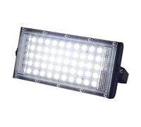 50W Rouge/vert/bleu Blanc LED Lumière D'inondation Étanche Ip65 Extérieur Projecteur De Jardin Éclairage LED Réflecteur Réverbère Super Bright(Cold white)