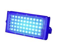 50W Rouge/vert/bleu Blanc LED Lumière D'inondation Étanche Ip65 Extérieur Projecteur De Jardin Éclairage LED Réflecteur Réverbère Super Bright(Blue)