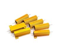 50W RX24 Aluminum Power Metal Shell Case Wirewound Resistor 0.01~100K 0.1 0.5 1 1.5 2 6 8 10 20 100 150 200 300 500 1K 10K ohm NWPNLXEA(200R)