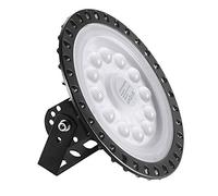【50W Ultra-Mince UFO Projectur】 Viugreum 50W Spot Lustre Haute Baie Lumière, 5000LM, Etanche IP65 Blanc Froid (6000K) pour Usine, Atelier, Terrasse, Square （La Troisième Génération)