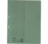 50x 100560003 Farde à oeillets - agrafage officiel, demi-couverture avant, A4, vert