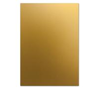 50x A4 Carton-carte - couleur: or métallique - 210 x 297 mm - 250 g/m² - Papier tonique Carton photo Papier de bricolage Carton d'argile - FarbenFroh by GUSTAV NEUSER