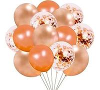 50x ballons avec confettis - 35 cm - Anniversaire Mariage Party Deko