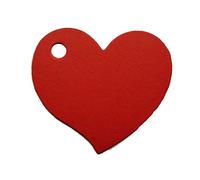 50x Blank Paper Card With Hole Heart Shape Word Message Graffiti DIY Gift Card Writable For Memorial Wedding Office Home Tags With Holes Hang Tags For Craft Projects