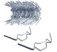50x Clips de vitrage pour serre en acier inoxydable 1,5mm d'épaisseur Type W