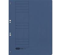 50x ELBA 100551869 Farde à oeillets en carton, bleu, couverture avant complète