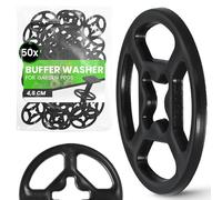 50x Instalguru Rondelles De Protection 4,5 mm pour Fixation D’Agrafes De Sol Films De Paillage Toile De Jardin Culture Maraîchère Aménagement Paysager Exploitation Agricole