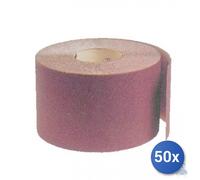 50x Maurer Metro Papier Abrasif Résine Corindon 120 mm Grain 60 Marron