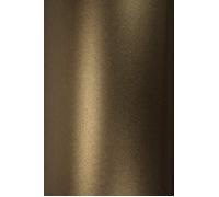 50x Papier Nacré Marron A5 210x148 Mm 120g Majestic Medal Bronze-Perlé Brillant Décoratif Pour Invitations,Cartes De V?Ux,Noël,Mariage,Anniversaire,Bricolage