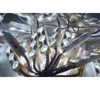 50x pièces Samsung 3-LED module blanc froid bande SMD 5730 1,2W avec 3M adhésif IP67 160° angle de rayonnement étanche DC 12V 66*15mm blanc
