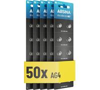 50X Pile Ag4 Lr66 377-1,5V Alcaline Étanche & Longue Durée - Sg4 / V4Ga / G4A / 4Ga / L626 / 177 / Lr626 - Pile Montre, Pile Sr626Sw Pour Montre, Pile 377 Montre, Ag4 Pile Montre, 377 Pile[Z782]