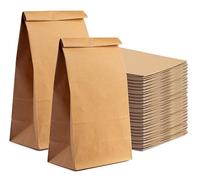 50x sacs bruns 210 x 140 mm Sacs en papier kraft cadeaux en papier kraft comme calendrier de l'Avent DIY - Créez vos propres de Noël à remplir (50 x sacs)