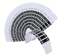 50x Thermomètre Frontal Autocollant Bébé, Enfant & Adulte - Bandelette Température Fièvre Lecture Instantanée (C°/F°) - Monitoring Continu - Kit Voyage & Urgence, Sans Piles, Hygiénique & Précis