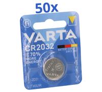 50X VARTA CR 2032 CR2032 Pile Au Lithium 3V 50 Pièces 1er Blister