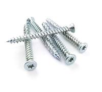 50x Vis pour Fenetre PVC Menuiserie Extérieure Tête Plate 7.5x92mm