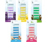 50x Wessper bâtons de parfum aspirateur Parfum pour tous les aspirateurs Différents parfums