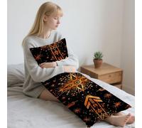 50x150cm Oreiller de Corps Soutien à la Grossesse et à la Maternité,Oreiller de Corps Coussin Rétro Velour Pillow Case,Confortable Housse Coussin Bohême pour Maison Chambre lit Canapé Cadeaux LYD127