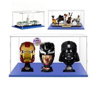 50x20x25 Vitrine pour 3 Pièces Lego Casque,21334 75356 60445 10274 10367