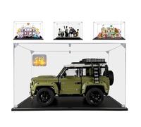 50x25x30cm 3mm Vitrine Acrylique pour Lego Land Rover Defender 42110 Jazz Quartet 21334 Camion Bétonnière 42112,Grand Boîte de Présentation