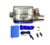 51/63/76 MM Kar Mframa A Ɛbɔ Vacuum Valve Nhwɛso Mframa Pipe Kit Variable Silencer Stainless Amansan Akyirikyiri Nkonimdi D'Échappement(51MM Left C)