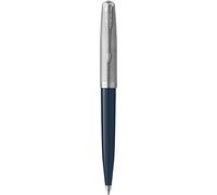 51 Ballpoint Pen Midnight Blue Barrel & Chrome Attributes Medium Point Black Ink Refill Comes In Gift Box