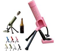 51 mm Décapsuleur de Mortier de Bière Décapsuleur de Bière Amusant, Mains Libres, Lanceur de Bouchons Tactiques pour la Maison les Fêtes, Les Bars le bureau, la Décoration (Rose)