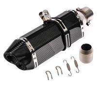 51 Mm Tube D'échappement Moto Échappement Silencieux Avec Embout DB Killer Pour G10pcs 370 tuyau déchappement moto(E370mm)