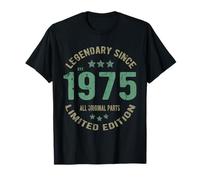 51 Year Old Bday Legend Since 1975 - Vintage 51e Anniversaire T-Shirt