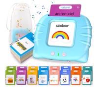 510 Mots Carte Flash, 2-6 Ans, Bleu