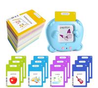 510 Mots Cartes Parlante Montessori Français, Carte Parlante en Français, Cartes Educatives pour Ecouter et Apprendre, Jeux Montessori pour Apprentissage, Jouet Enfant pour Cadeau de Garcon/Fille-Bleu