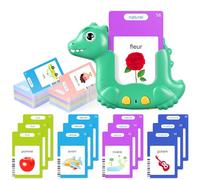 510 Mots Cartes Parlante Montessori Français, Carte Parlante en Français, Cartes Educatives pour Ecouter et Apprendre, Jeux Montessori pour Apprentissage, Jouet Enfant pour Cadeau de Garcon/Fille-Vert