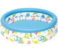 51008 Piscine pataugeoire Ocean Life 3 boudins, diamètre 102 cm hauteur 25 cm