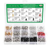 510pcs PC SSD PC Computer Motherboard Screws Spacers Screws #6-32 Male to M3 Female for 2.5"" SSD Hard Drive Fan Housing CD-ROM Computer