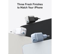 511 Chargeur Iphone Rapide ( Nano Pro) 20w Piq 3.0, Chargeur Usb C Durable Pour Iphone 13/13 Mini/13 Pro/13 Pro Max/12, Ipad/Ipad Mini, Pixel, Blanc(Câble Non Inclus)